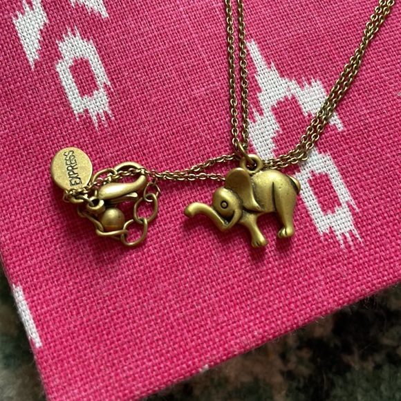 Express Jewelry - Express | gold elephant necklace